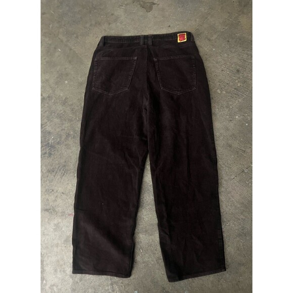 Empyre Other - Empyre Relax Wide Corduroy Jeans Skater Baggy Wide Leg Y2K Dark Brown 34